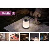 Paulmann 94207 Outdoor Mobile Moval kültéri kültéri lámpa, antracit, 3000K melegfehér, beépített LED, 370 lm, IP44
