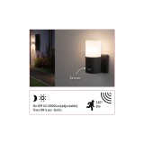 Paulmann 94648 Outdoor Wall Luminaire kültéri fali lámpa, szürke, E27 foglalat, IP44