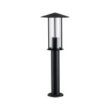Paulmann 94737 Outdoor Bollard kültéri kültéri állólámpa, fekete, 2200K ultra-melegfehér, E27 foglalat, 420 lm, IP44