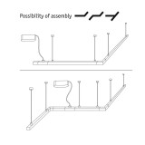 Paulmann 95150 Urail kültéri sín kiegészítő, króm,