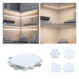 Paulmann 99966 Clever Connect Border kiegészítő, X-összekötő elem, fehér, 12V