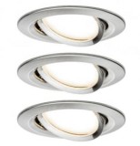 Paulmann LED-es beépíthető lámpa 3 részes készlet LED 18 W vas (92959)