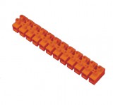 PAWBOL E.4031P flexibilis sorkapocs műanyag 12 tagú halogénmentes narancssárga PS-2,5