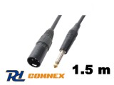 PD Connex CX38-1,5 jelkábel (6,3 mm Jack - XLR papa) - (1,5 m)
