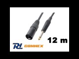 PD Connex CX38-12 jelkábel (6,3 mm Jack - XLR papa) - (12 m)