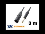 PD Connex CX38-3 jelkábel (6,3 mm Jack - XLR papa) - (3 m)