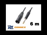 PD Connex CX38-6 jelkábel (6,3 mm Jack - XLR papa) - (6 m)