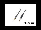 PD Connex GX27-1,5 mono-sztereo jelkábel (6,3 mm Mono Jack - 3,5 mm Sztereo Jack) - (1,5 m)
