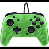 PDP 500-134-EU-CM03 Faceoff Deluxe+ Audio Nintendo Switch zöld terepmintás kontroller (500-134-EU-CM03)