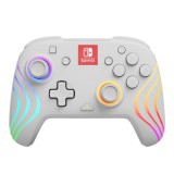 PDP 500-238-WH Afterglow Wave Nintendo Switch RGB LED Lighting fehér vezeték nélküli kontroller