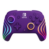 PDP Afterglow Wave, Nintendo Switch, RGB LED Lighting, Lila, Vezeték Nélküli kontroller