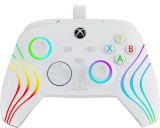 PDP Afterglow Wave, Xbox Series X|S, Xbox One, PC, RGB LED Lighting, Fehér, Vezetékes kontroller