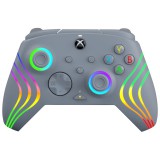 PDP Afterglow Wave, Xbox Series X|S, Xbox One, PC, RGB LED Lighting, Szürke, Vezetékes kontroller