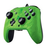 PDP Faceoff Deluxe+, Nintendo Switch, Camo Green, Zöld, Vezetékes kontroller