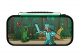 PDP REALMz, Nintendo Switch/Lite/OLED, Minecraft: Forest Battle, Glow in the Dark, Konzol védőtok