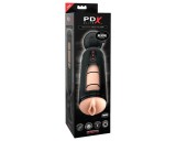 PDX Elite Mega Milker - vibráló, péniszfejő műpunci (fekete)