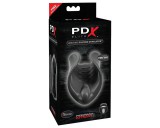 PDX Elite - szilikon péniszvibrátor (fekete)
