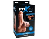 PDX Reach Around - 2in1 műpopsi és péniszköpeny (natúr)