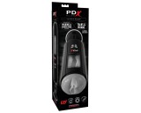 PDX Ultimate Milker - akkus, péniszfejő punci maszturbátor (fekete)
