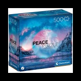 Peace Puzzle: Világoskék 500db-os puzzle - Clementoni
