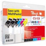 Peach 0F319175 tintapatron 1 db Fekete, Cián, Magenta, Fotó fekete, Sárga (PI100-245)