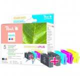 Peach 316405 tintapatron 5 dB Fekete, Cián, Magenta, Sárga (PI300-405)