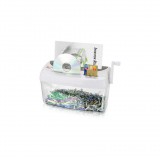 Peach Aktenvernichter Cross Cut Hand PS300-21 4L weiß (PS300-21)