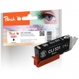 Peach PI100-498 tintapatron 1 db Kompatibilis Standard teljesítmény Fekete (PI100-498)