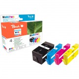 Peach PI300-767 tintapatron 4 dB Kompatibilis Nagy (XL) kapacitású Fekete, Cián, Magenta, Sárga (PI300-767)