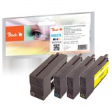Peach PI300-932 tintapatron 4 dB Kompatibilis Nagy (XL) kapacitású Fekete, Cián, Magenta, Sárga (PI300-932)