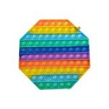 PEAKTOYS Pop it: Óriás szivárvány stresszoldó játék - nyolcszög