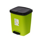 Pededálos, belső vödrös szemetes 16L