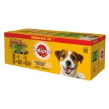 Pedigree MegaPack alutasakos kutyaeledel válogatás - marha, baromfi, bárány 40 x 100 g