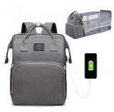 Pelenkázó táska – szürke