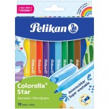 Pelikan Büro Filctollak gyerekeknek Lemosható filctoll Colorella C302 10 szín Pelikan (822299)