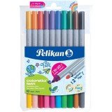 Pelikan Colorella Twin dupla 10db-os kétvégű rostirón készlet (00949511)