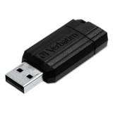 Pen Drive 128GB Verbatim PinStripe USB 2.0 fekete (49071)
