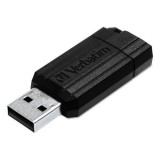 Pen Drive 128GB Verbatim PinStripe USB 2.0 fekete (49071) (ve-49071) - Pendrive