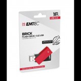 Pen Drive 16GB Emtec (C350) Brick 2.0 USB 2.0 piros (ECMMD16GC352) (ECMMD16GC352) - Pendrive