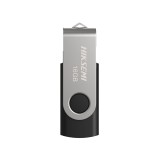 Pen Drive 16GB Hikvision HIKSEMI M200S Rotary USB2.0 fekete-ezüst (HS-USB-M200S 16G) (HS-USB-M200S 16G)
