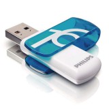 Pen Drive 16GB Philips Vivid USB 2.0 fehér-kék  (FM16FD05B/10) (FM16FD05B/10) - Pendrive