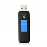 Pen Drive 16GB USB 3.0 V7 Slide-In fekete (VF316GAR-3E) (VF316GAR-3E) - Pendrive