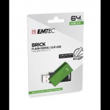 Pen Drive 64GB Emtec (C350) Brick 2.0 USB 2.0 zöld (ECMMD64GC352) (ECMMD64GC352)