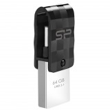 Pen Drive 64GB Silicon Power Mobile C31 fekete (SP064GBUC3C31V1K) (SP064GBUC3C31V1K)