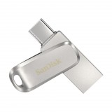 Pen Drive 64GB USB 3.1 Gen1 SanDisk Dual Drive Luxe ezüst (186463 / SDDDC4-064G-G46) (SanDisk 186463) - Pendrive