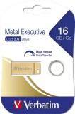 Pendrive, 16GB, USB 3.2, VERBATIM "Executive Metal" arany