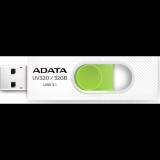 Pendrive 32GB Adata UV320 USB 3.0 fehér-zöld (AUV320-32G-RWHGN)