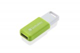 Pendrive, 32GB, USB 2.0, VERBATIM Databar, zöld (UV32GD)