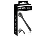 Penisplug Penis Plug Dilator - akkus, vibrációs dilátor (1,1cm) - fekete
