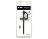 Penisplug - szilikon dilátor makkgyűrűvel (0,6mm) - fekete